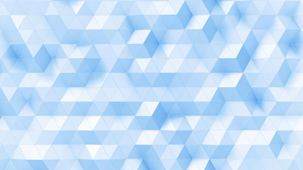 Geometric Polygon Wall abstract mesh structure 3D illustration background