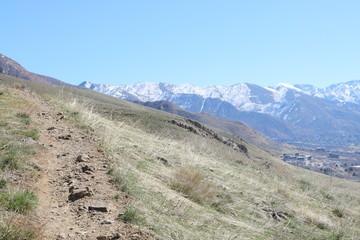 Mt Van Cott hiking trail, Salt Lake City, Utah, USA