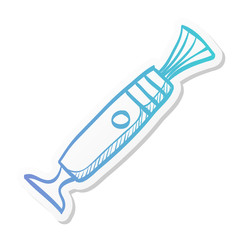 Sticker style icon - Camera lens cleaner