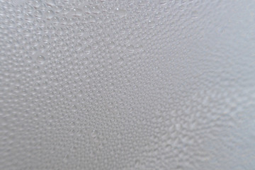 Water drops on the bottles.Water drop background. Macro view.