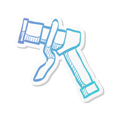 Sticker style icon - Electric vehicle charger