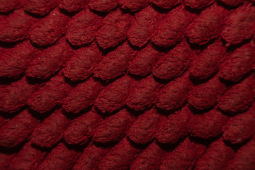 Blur red macro fiber new technology.