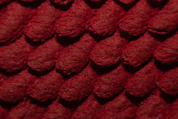Blur red macro fiber new technology.