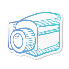 Sticker style icon - Camera