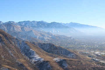 Wintertime Inversion in Salt Lake Valley 