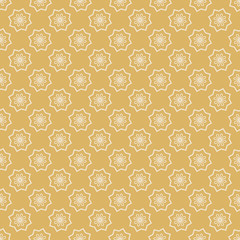 Gold simple background geometric pattern. Textile design texture.