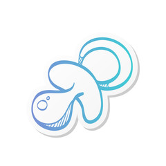 Sticker style icon - Pacifier