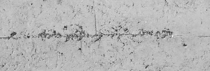 Wall concrete background. Old cement texture cracked, White, Grey vintage wallpaper abstract grunge background