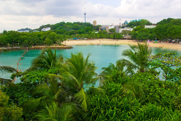 Beautiful scene in Sentosa Island,Singapore