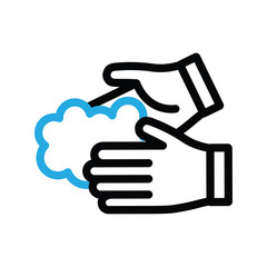 Wash your hands vector icon
