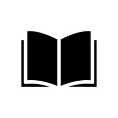 Open book, reading icon vector