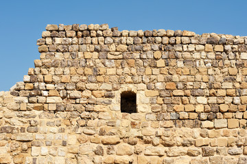Old castle stone wall texture background