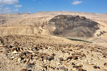 Wadi Mujib mountain landscape