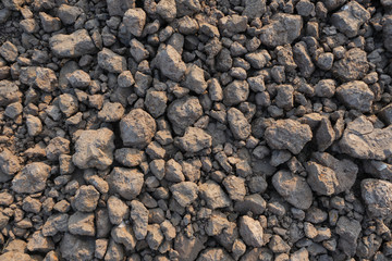 Pile of soil texture background
