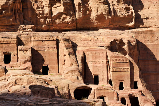 Petra complex tourist attraction, Jordan