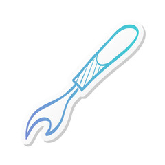 Sticker style icon - Seam ripper