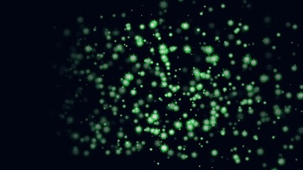 Abstract Corona-virus (COVID-19) medical animated background, Corona-virus visualization animation background. seamless spreading Corona-Virus. - Powered by Adobe