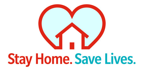 Covid-19 Coronavirus Stay Home Save Lives Social Distancing vector graphic