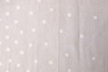gray fabric with white dot textile cloth texture background
