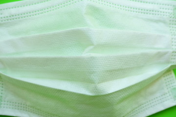white filter of medical hygiene face mask