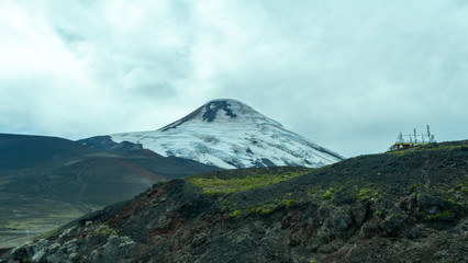 Fototapeta premium Volcán Osorno, ubicado en la región de los lagos, Chile.