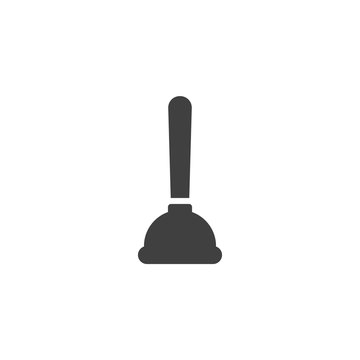recommend clip art: Toilet plunger vector icon. filled flat sign for mobile concept and web design. toilet washing plunger glyph icon. Symbol, logo illustration. Vector graphics