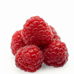 Raspberry. Raspberry isolated. Raspberry on white background.