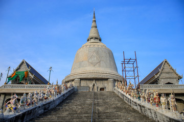 Fototapeta premium Wat Mai Tha Pho Na Matum, Amphoe Phanat Nikhom, Chon Buri