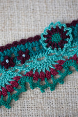 crocheted patterns, macro