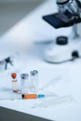 Fototapeta premium laboratory table