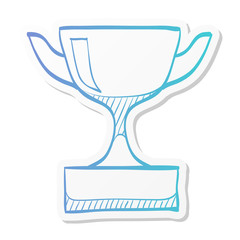 Sticker style icon - Trophy