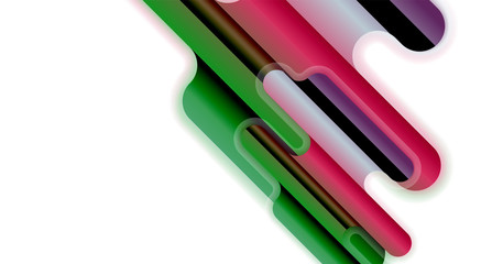 Abstract liquid lines geometric background