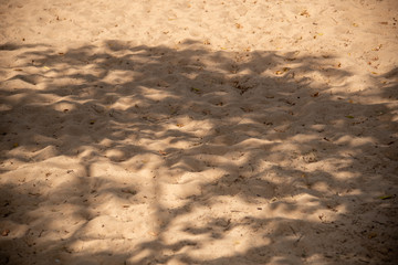 Sand court for the practice of beach volleyball in a club in Brazil