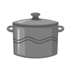 Isolated object of crockery and clean logo. Web element of crockery and ceramic stock vector illustration.