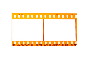(35 mm.)Vintage film frame.With white space.film camera.