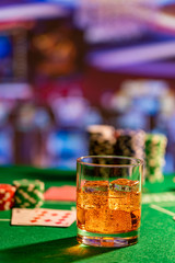 Casino Black Jack table