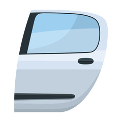 Car door vector icon.Cartoon vector icon isolated on white background car door.