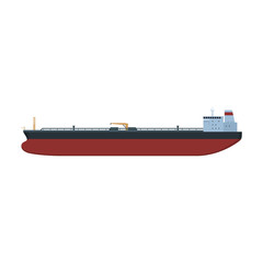 Barge vector icon.Cartoon vector icon isolated on white background barge.