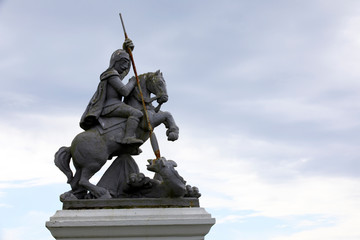 Obraz premium Orkney (Scotland), UK - August 06, 2018: Memorial to Italian prisoners of war, Lamb Holm, Orkney, Scotland, Highlands, United Kingdom