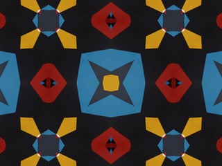 Fototapeta premium Dark Batik Pattern