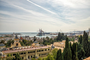 Malaga harbour