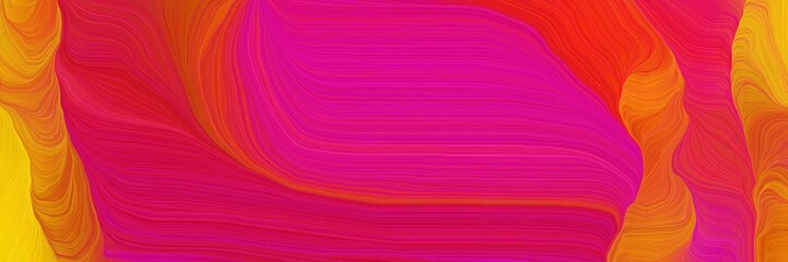 creative decorative curves style with crimson, golden rod and medium violet red colors