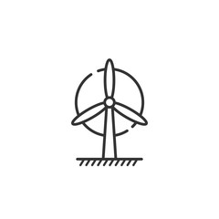 wind power Icon. Vector