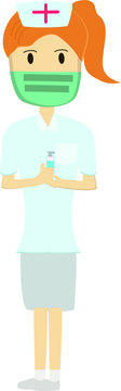 cartoon nurse