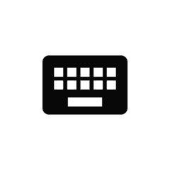  keyboard button vector isolated icon