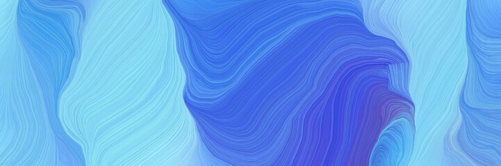liquid colorful waves background with sky blue, baby blue and royal blue colors