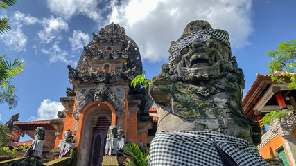 Entrance to the temple in Bali