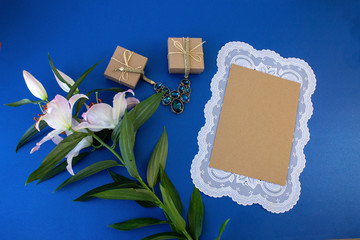 Card, banner, template, copy Space, greeting, an invitation to a holiday, Mother Day, Valentine...