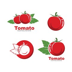 fresh tomato vector illustration design