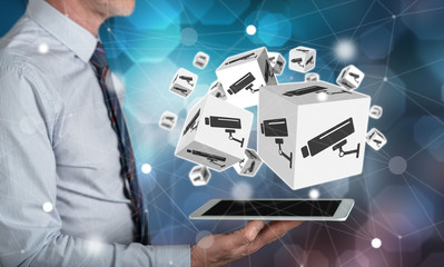 Concept of security camera